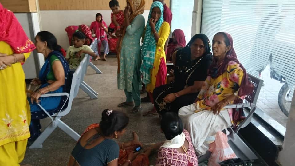 Tragic incident in Panipat Two girls crushed under bundle of cloth