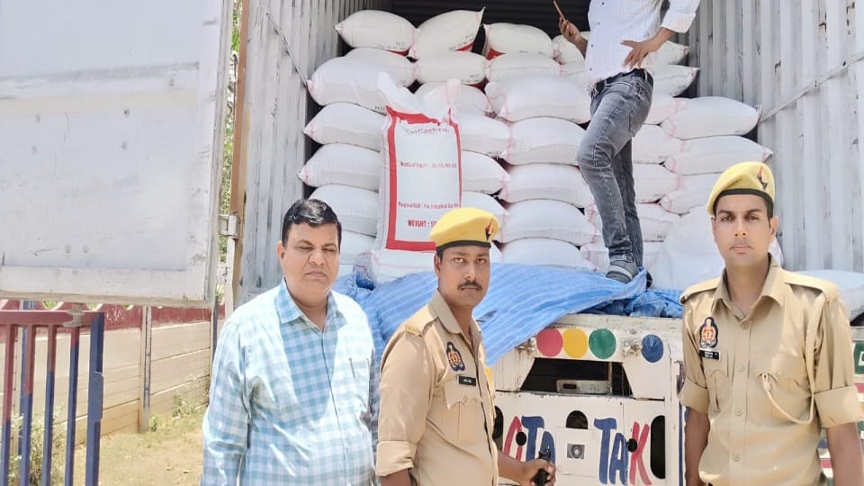 Black marketing of government fertilizer busted two trucks seized