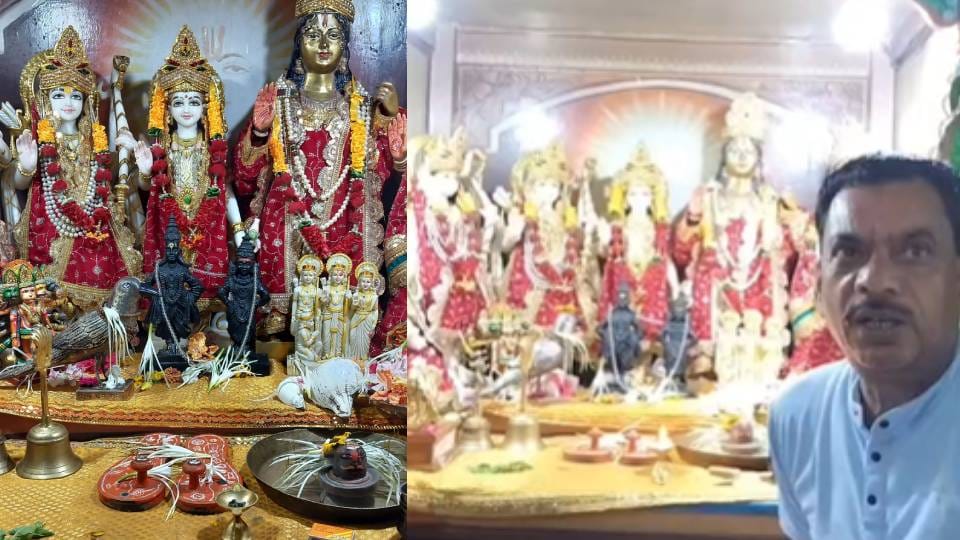 temple attendant video viral regarding allegations Kakbhushundi statue missing from Ram Mandir
