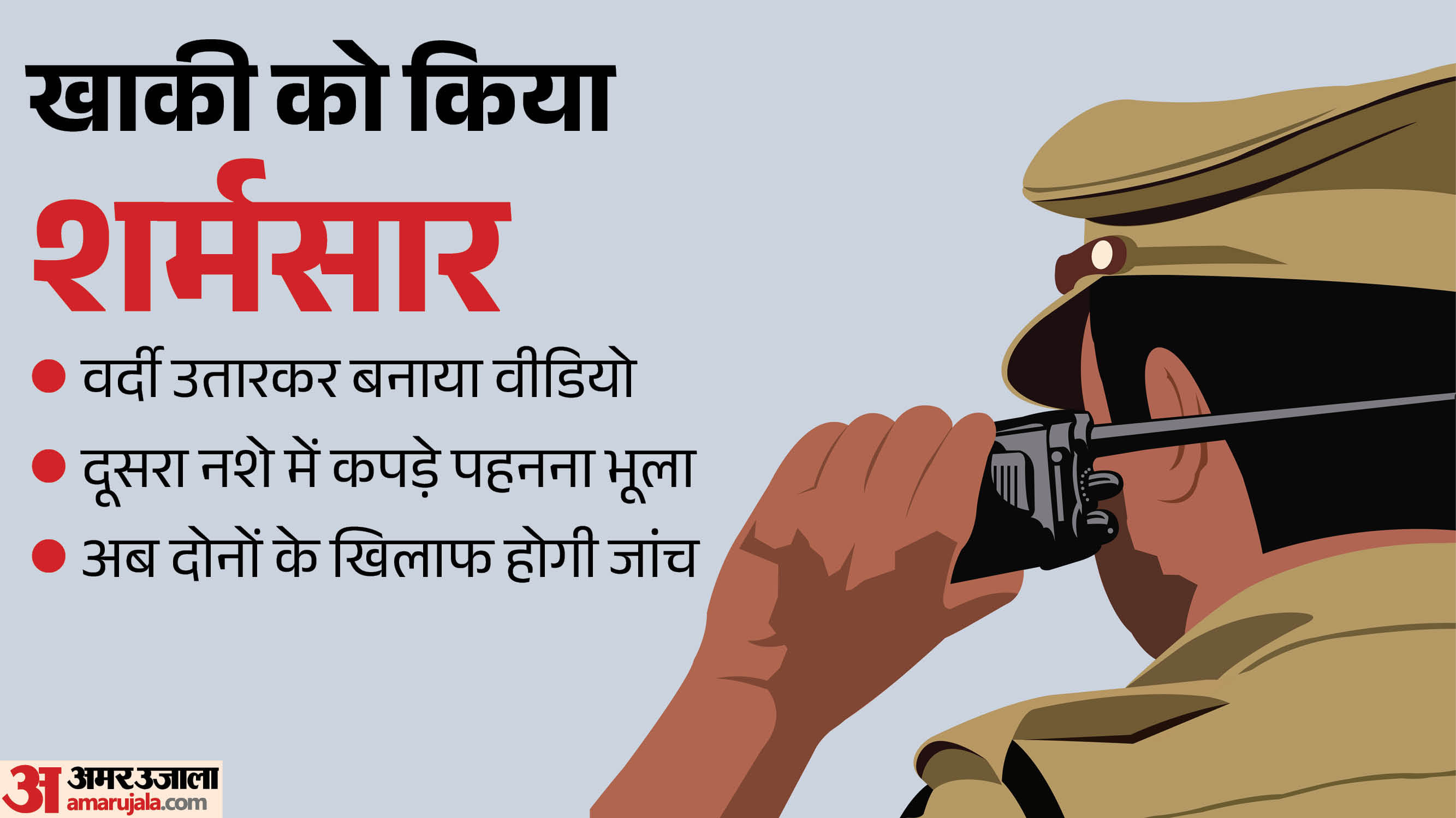 खंडवा के खालवा थाने के आरक्षकों पर कार्रवाई
