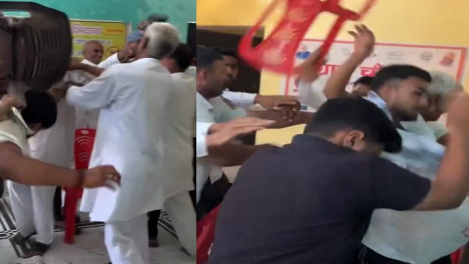 Baghpat: Water Cooler Dispute Triggers Clash in Panchayat Building, Chairs Thrown During Uproar