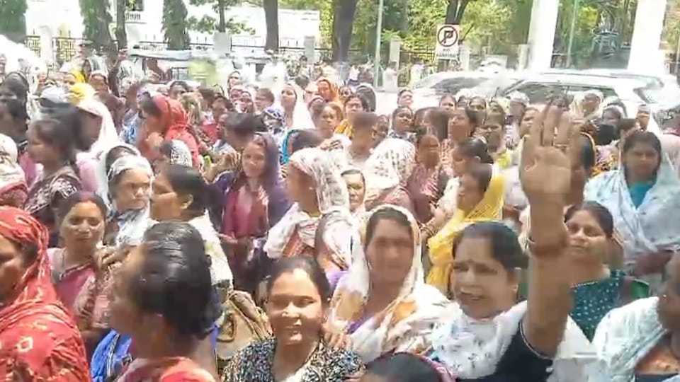 Mitanins held a rally over four-point demands and submitted a memorandum addressed to Chief Minister in Bilasp