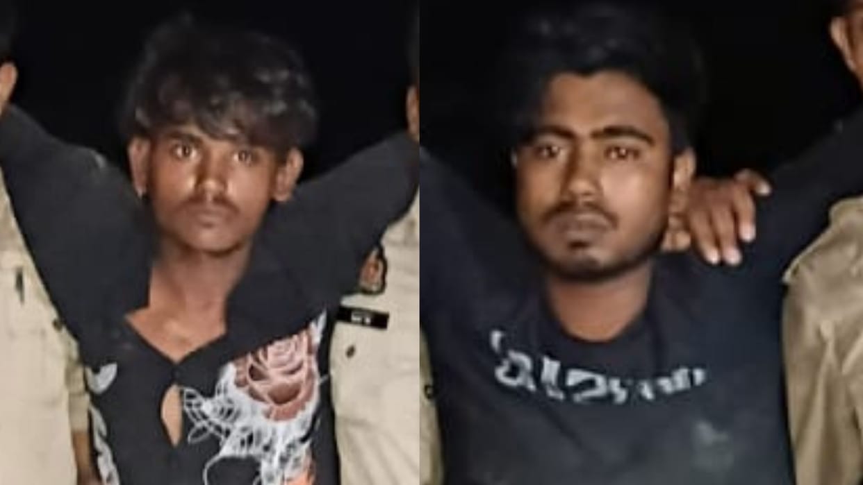 Two robbers each carrying reward of ₹25,000, injured and arrested in azamgarh police encounter