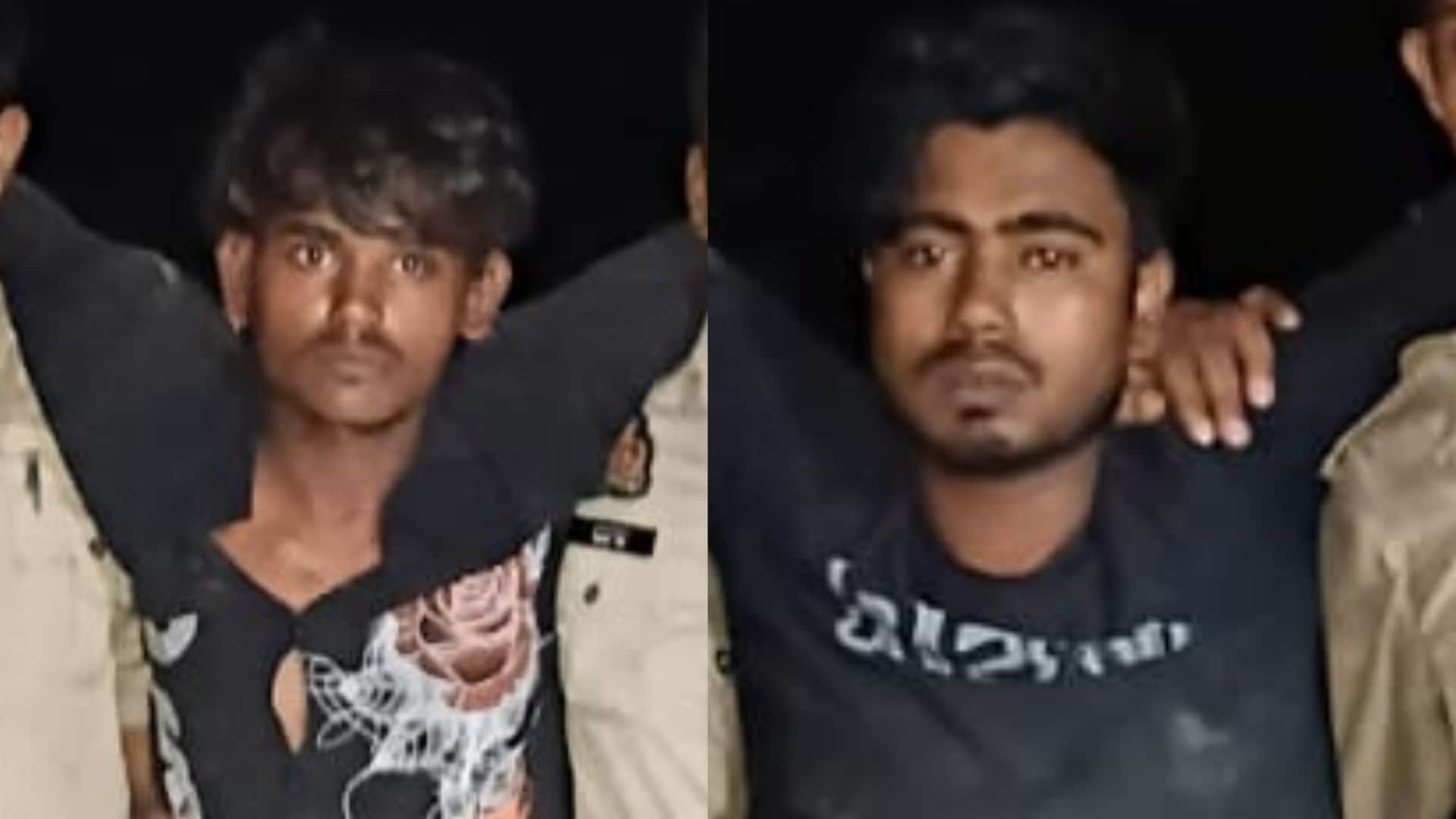 पुलिस के गिरफ्त में आरोपी