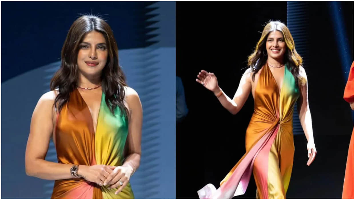 Priyanka Chopra Turns Heads In A Chic Rs 1.8 Lacs Satin Halter Dress At Cannes Lions 2026
