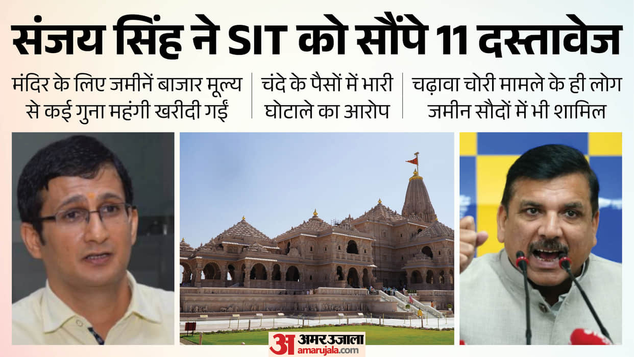 UP: Sanjay alleges a new scam involving the Ram Mandir; land worth ₹2 crore sold for ₹18.5 crore within minute