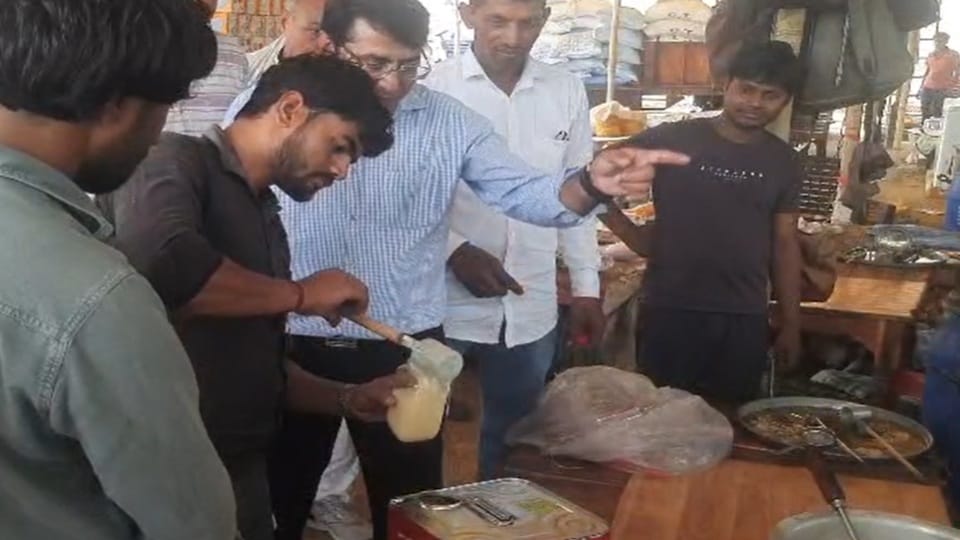 Food Safety Department team raids Ghevar shops in sonipat