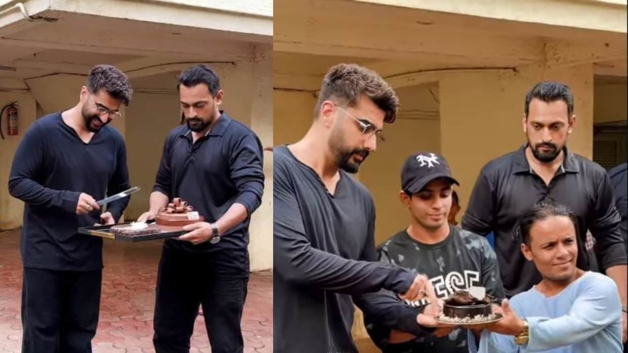 Arjun kapoor celebrate birthday with fans and family video goes viral