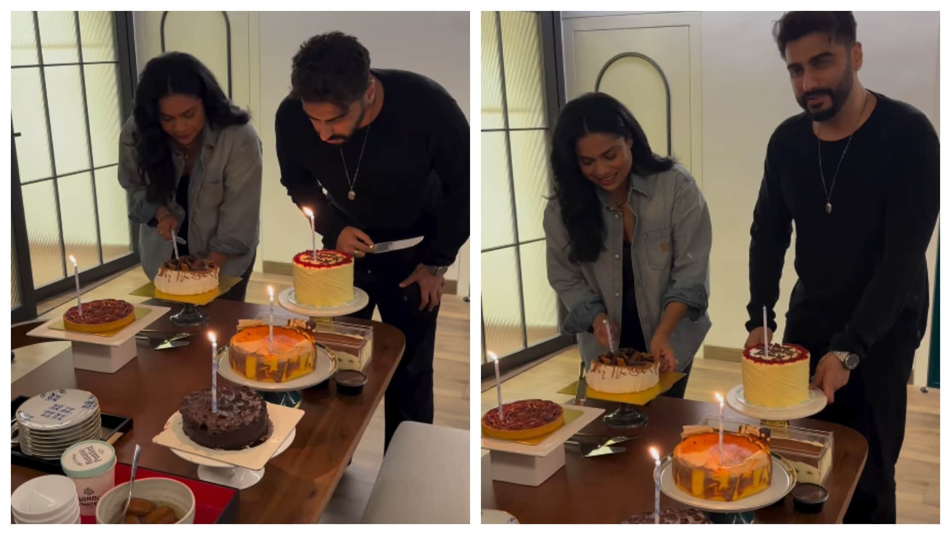 Arjun Kapoor celebrate birthday with cake cutting sister Anshula Kapoor Pens A Sweet Birthday Note For Brother