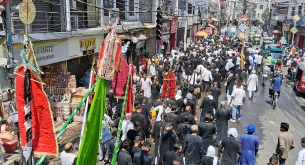 Bihar Muharram Procession Taken Out in Muzaffarpur Amid Tight Security