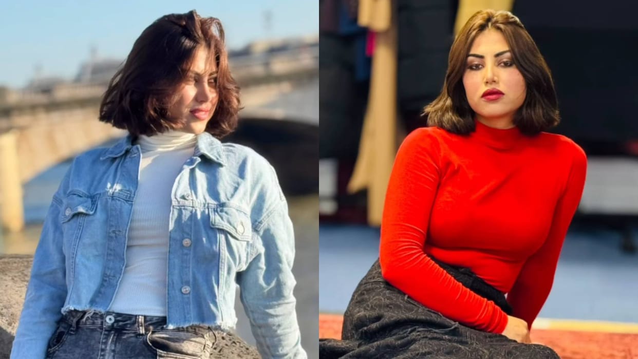 Afghan Ex TV presenter and journalist Golali Karimi turned model In france getting Trolled for bold clothing