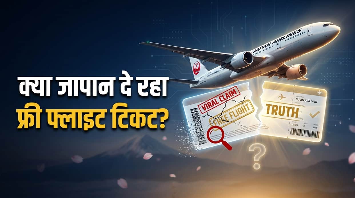 Japan Airlines Free Flight Ticket Offer For Indian Tourist Fact Check