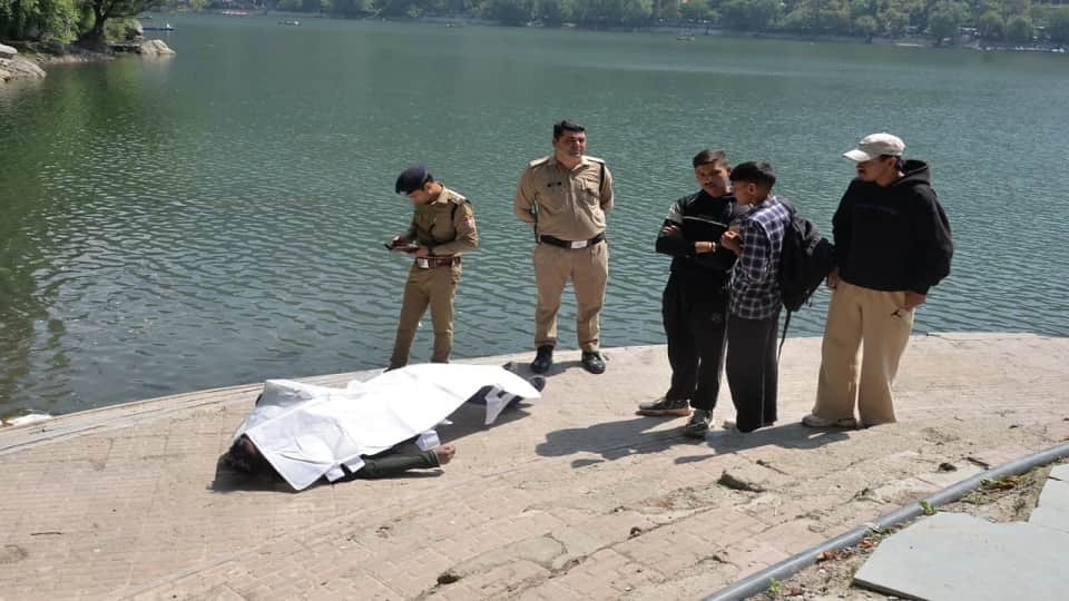 The body of Manish was found floating in the Nainital lake
