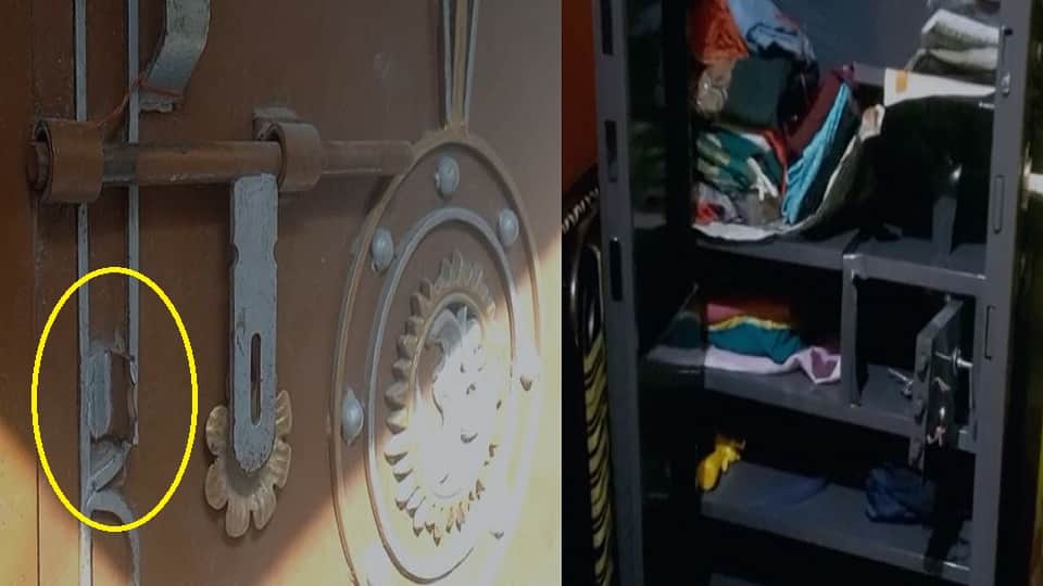 Theft in a vacant house in Atrauli