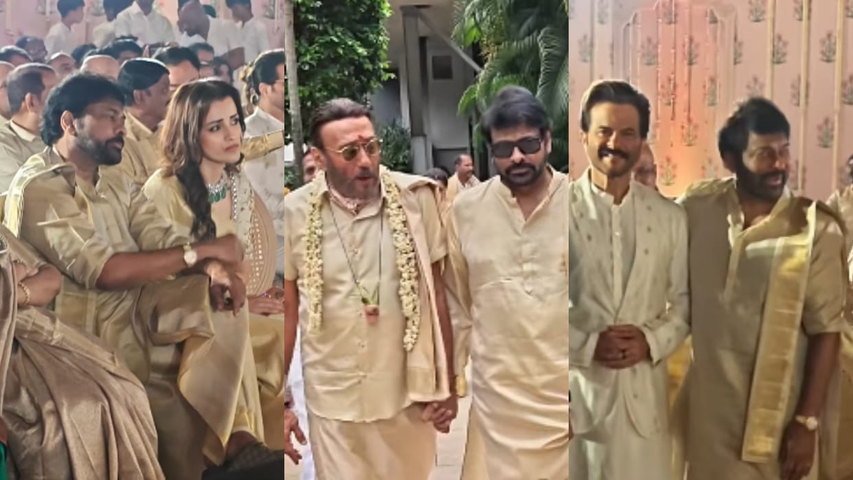 Trisha krishnan And Jackie Shroff Anil Kapoor Attend Khushboo Sunder Daughter Wedding Vijay Skip Event
