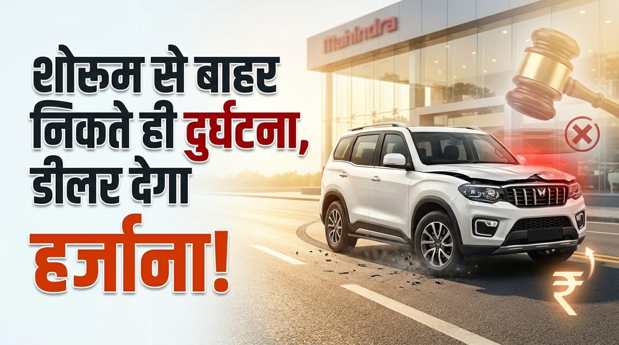 Unregistered Mahindra SUV Crashes on Delivery Day, Rajasthan Consumer Commission Orders Dealer to Pay ₹3 Lakh