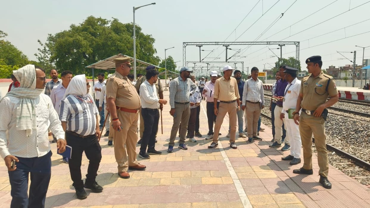 Station shortcomings revealed during DRM inspection instructions issued for improvements in ghazipur