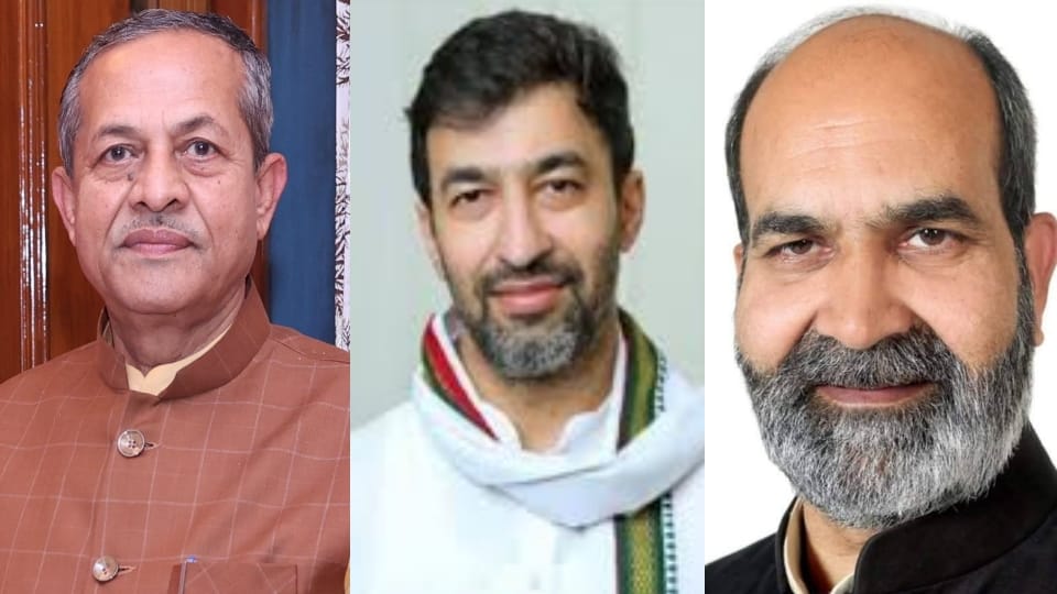 नवाब सिंह नागर, मोहित बेनीवाल और भूपेंद्र चौधरी।
