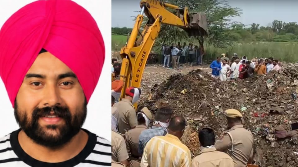 Man murdered body buried in garbage dump mobile bike thrown into canal Jalandhar