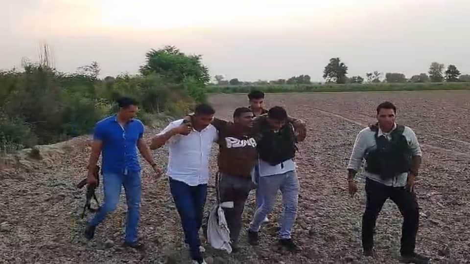 Second accused Aman, alias Baaz—who opened fire at MLA Balram Dangi's office—arrested following an encounter.