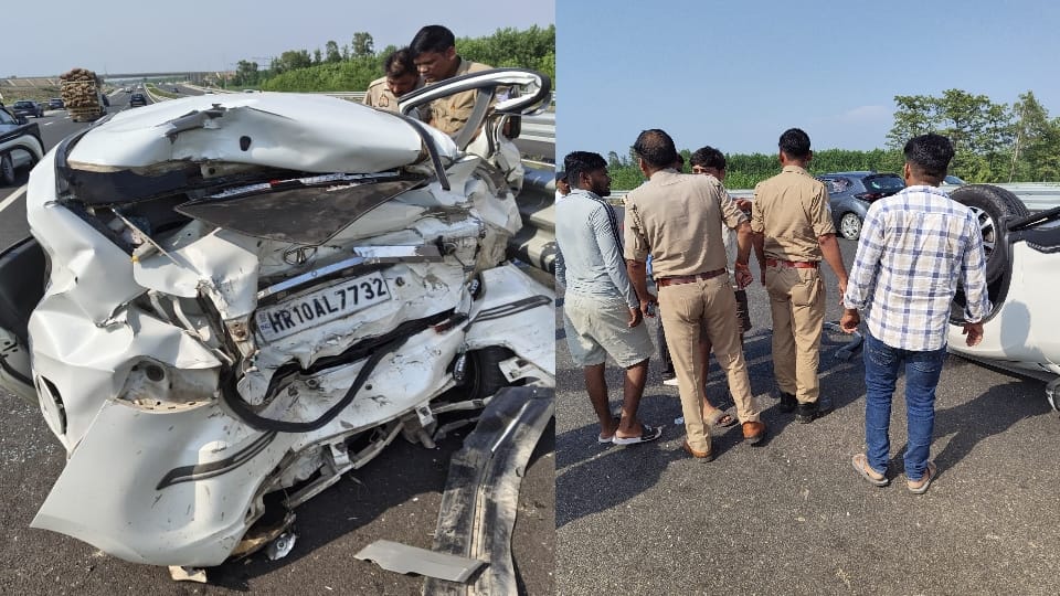 UP: Horrific accident in Saharanpur; two cars collide on the highway, four members of the same family killed