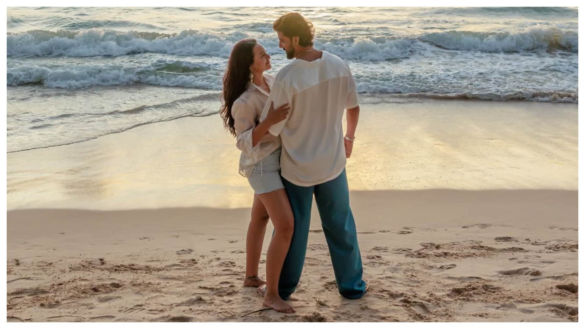 sonakshi sinha shares romantic phoots with husband zaheer iqbal from thailand vacation