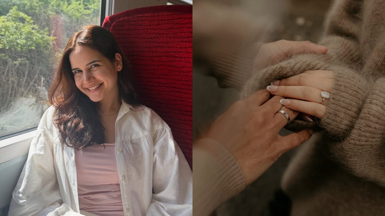 Shiv Shakti Sachdeva Got Engaged Writes No Nazar Please As She Shares Dreamy Photos