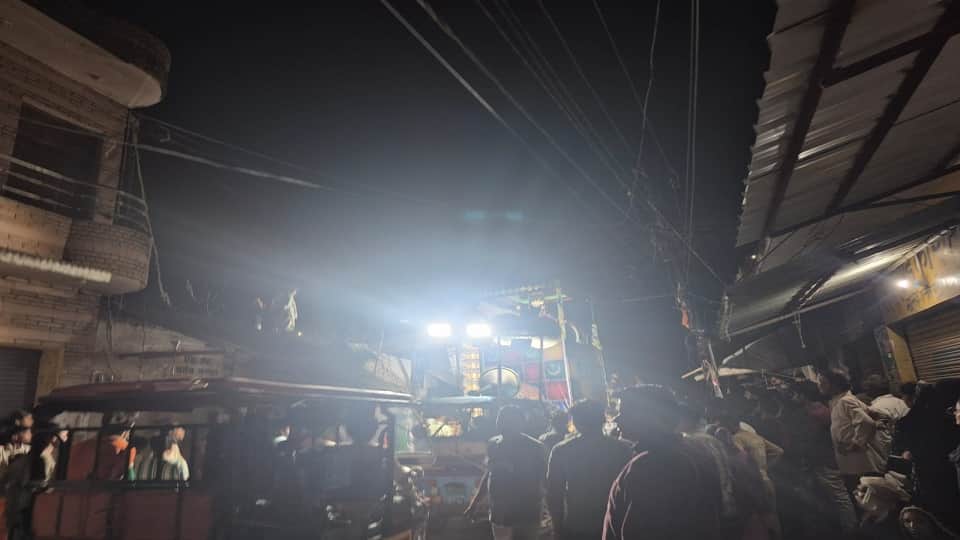 UP Tragedy During Muharram Procession Tazia Touches High-Tension Wire One Dead Four Injured by Electrocution