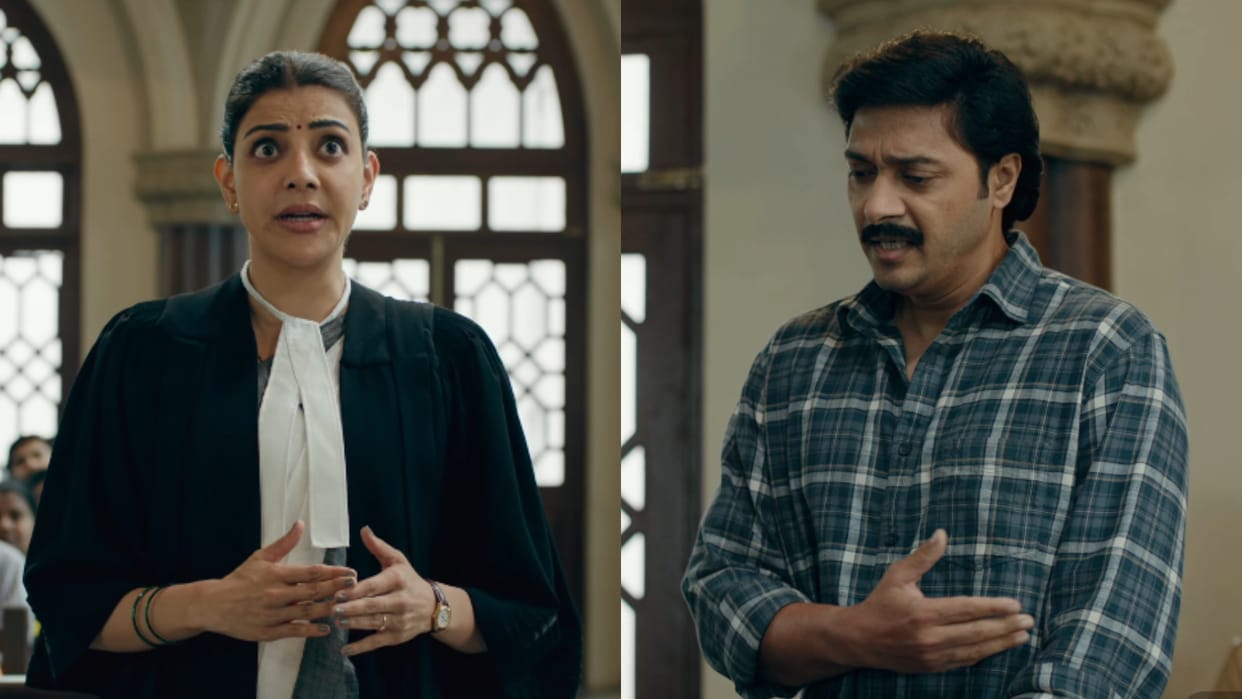 The India Story Slow Poison Teaser Out Kajal Aggarwal Takes To Court To Protest Food Poisoning