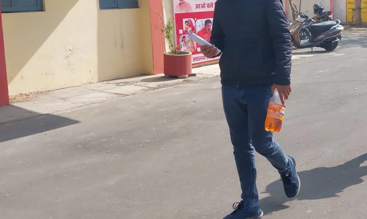 Brother seeking justice for his sister drinks petrol at police station