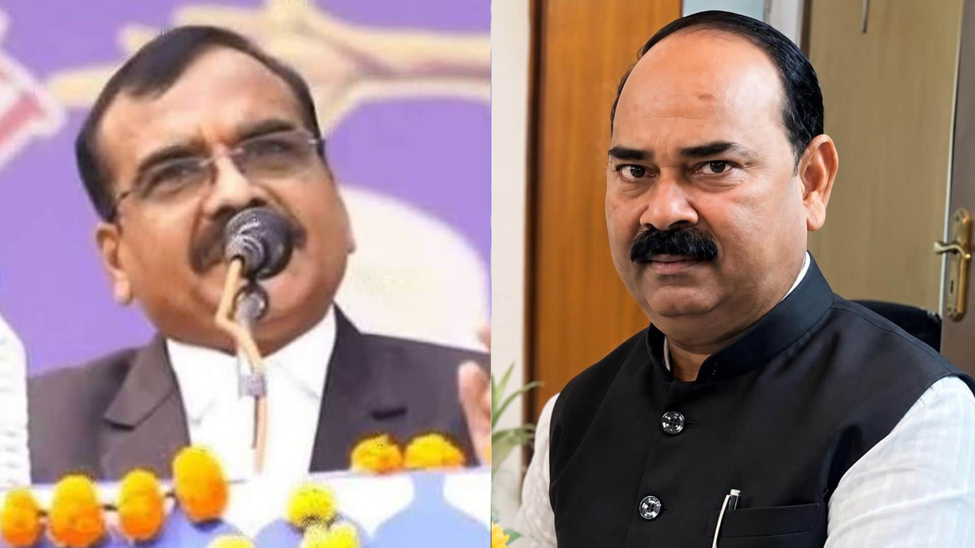 आईएएस संतोष वर्मा और चौधरी मुकेश मौर्य