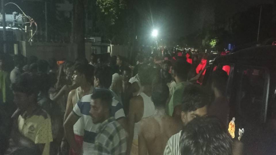 Protesting against power outage in Lucknow people went on rampage at substation