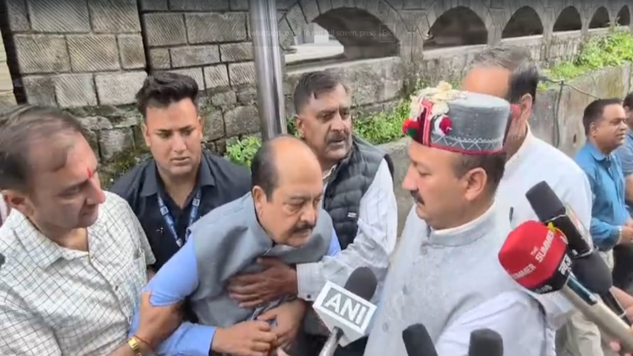 MP Harsh Mahajan suddenly taken ill amidst BJP protest; admitted to IGMC.