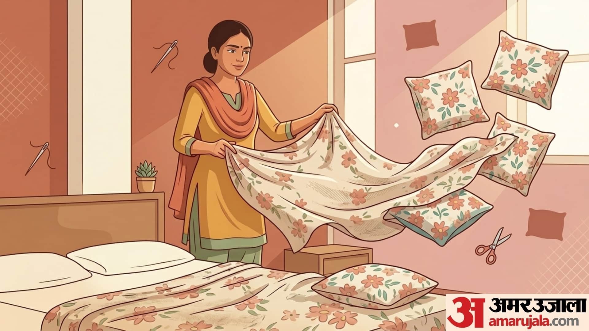 how to reuse old bed sheets in hindi purani bedsheet ka reuse kaise karen