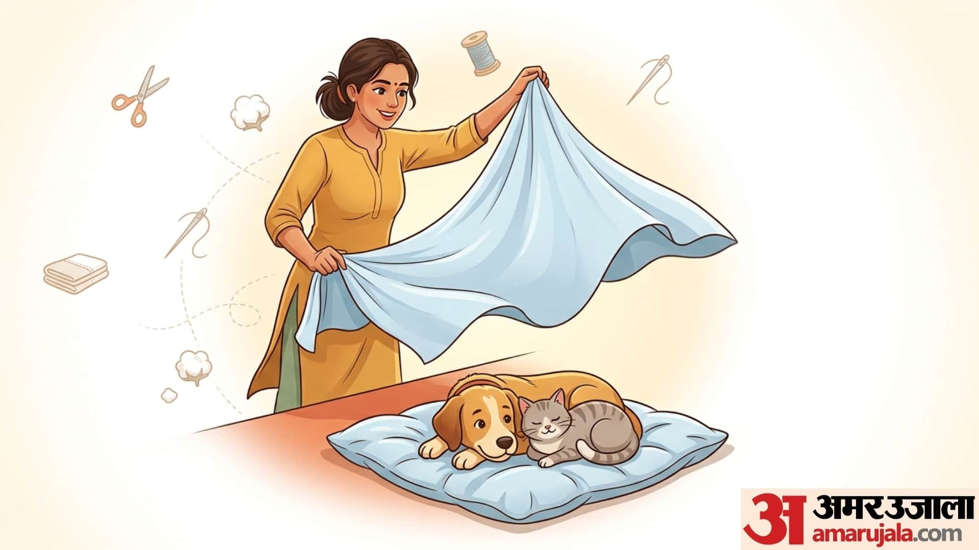 how to reuse old bed sheets in hindi purani bedsheet ka reuse kaise karen