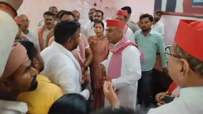 Champat Rai and Anil Mishra resign Akhilesh Yadav takes tough stance on factionalism clash between MP and MLA