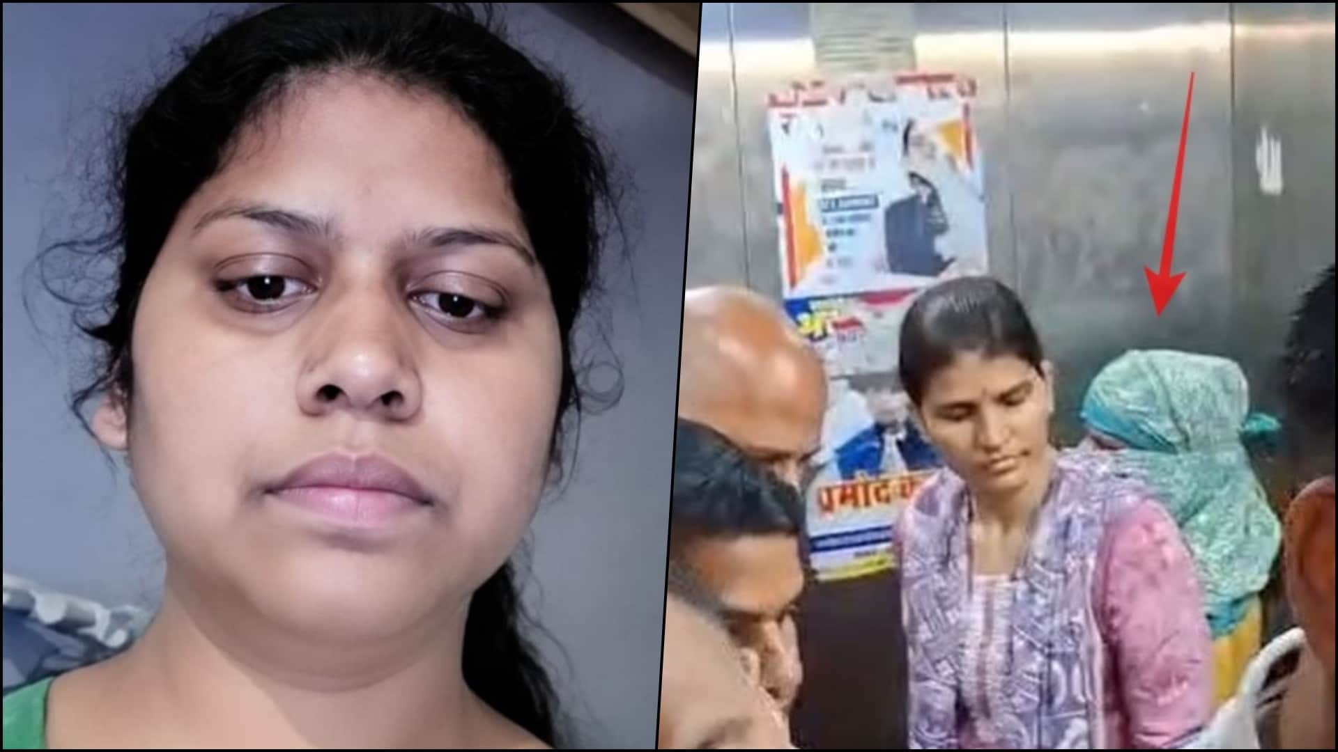 कोर्ट में मुंह छिपाती नजर आई बबीता धाकड़
