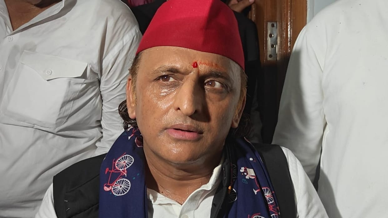 SP chief attacked BJP government over Ram Mandir, corruption, law and order panchayat elections
