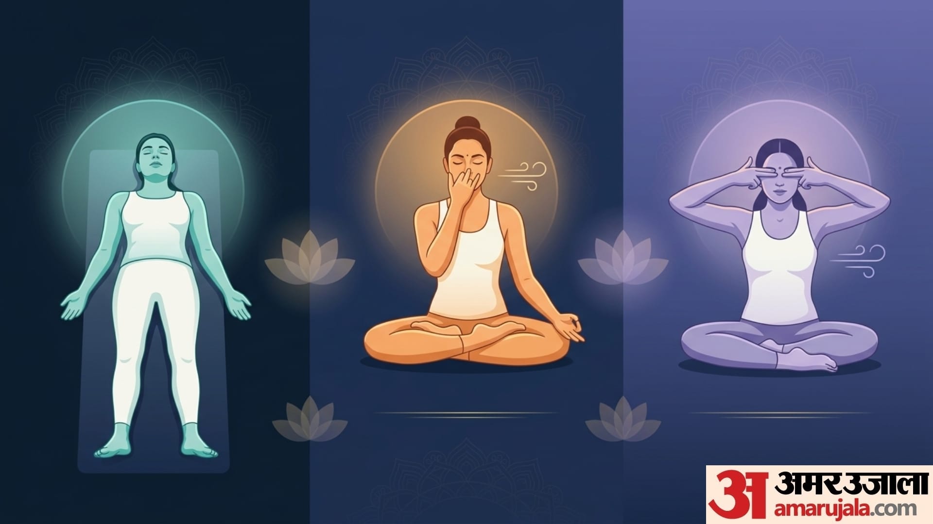 simple yoga poses to relieve stress in hindi stress kaise kam kare