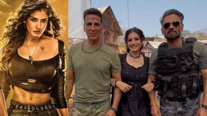 Raveena Tandon Seen With Akshay Kumar In Welcome to the Jungle Shares Movie Shooting Experiences