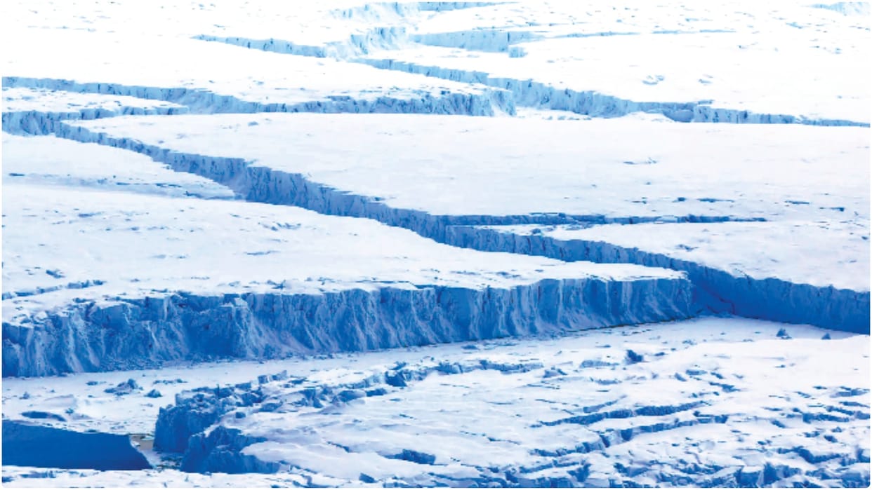 Holes in Ice: Melting Glaciers and 'Freezing' Fears