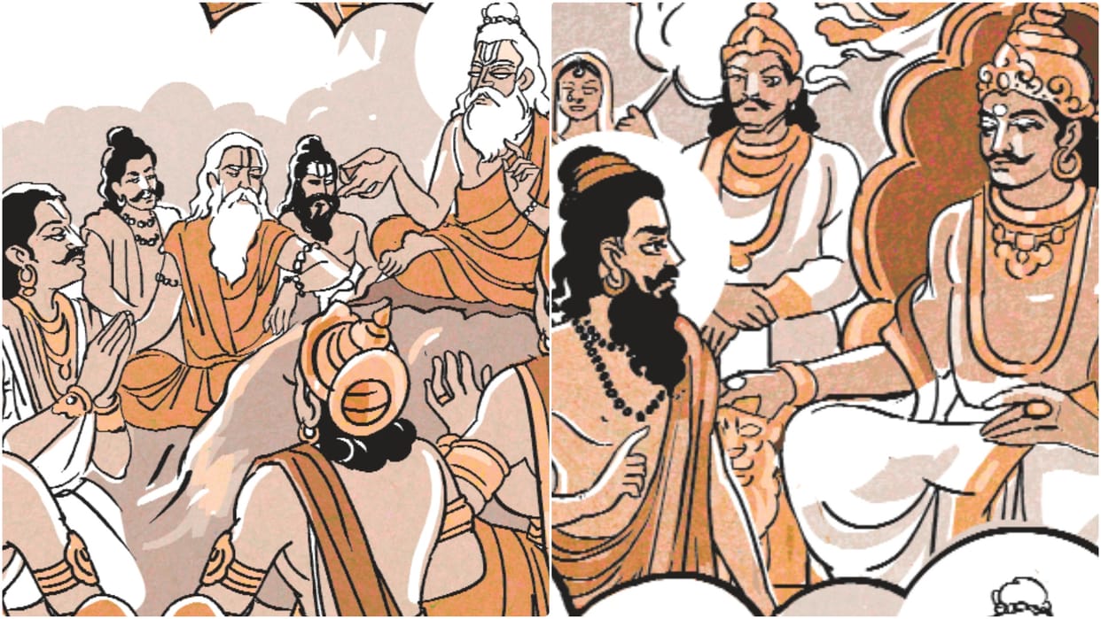 The Position of Indra and Strategy of Brihaspati; How Did Sons of King Raji Become Disillusioned with Heaven?