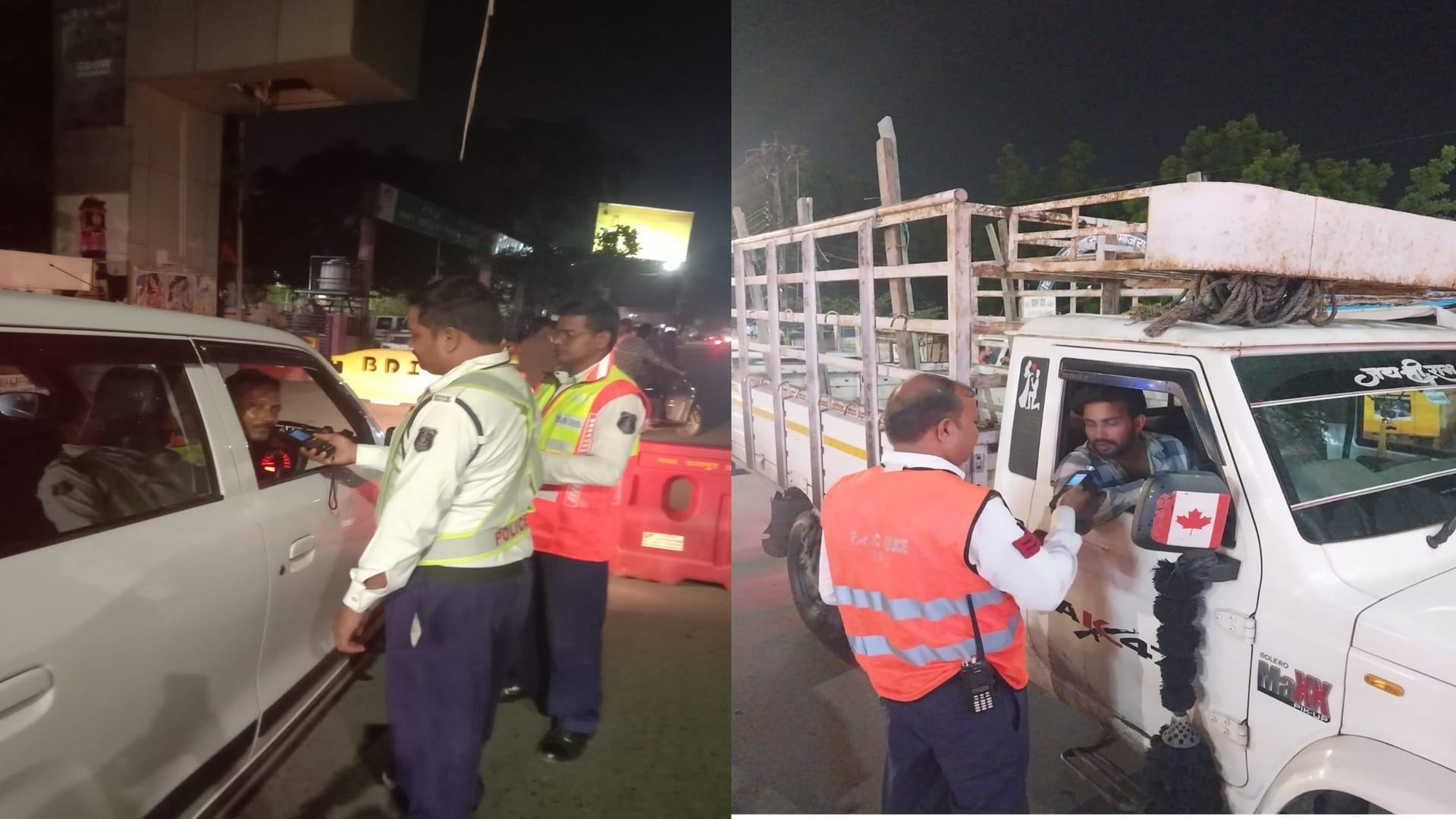 नशे में वाहन चलाने वालों पर पुलिस का शिकंजा