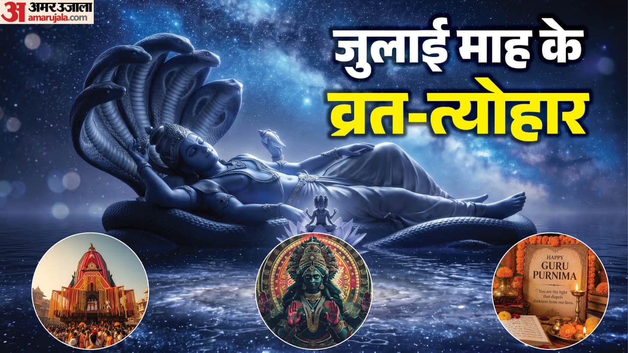 July 2026 Vrat Tyohar List Chaturmas, Jagannath Rath Yatra, Guru Purnima Complete List of Vrat and Festivals