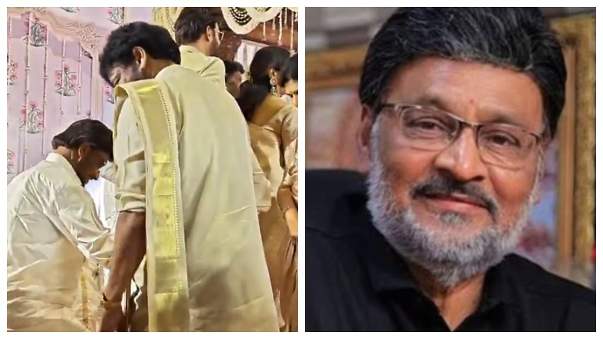 south film industry in shock over k bhagyaraj death actor seen at khushbu sundar daughter wedding