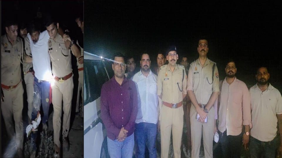 cow slaughterer arrested in police encounter