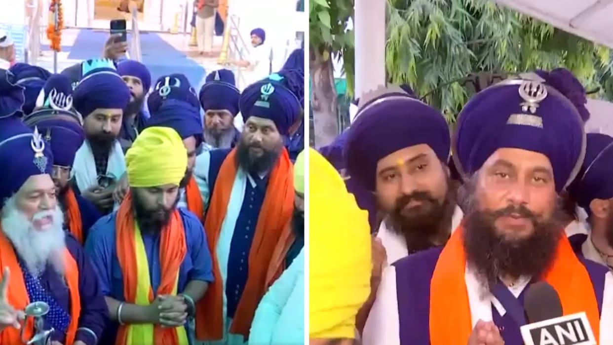 nihang sikhs reach paonta sahib after bail in karnaprayag clash case