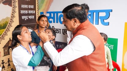 सीएम मोहन यादव ने पल्स पोलियाे अभियान का शुभारंभ किया