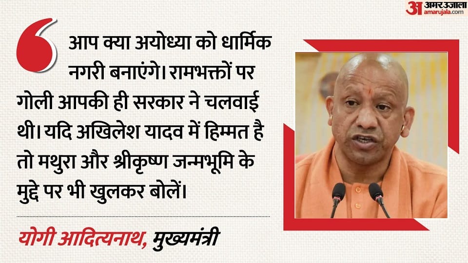 CM Yogi Adityanath attacks the opposition in Hathras