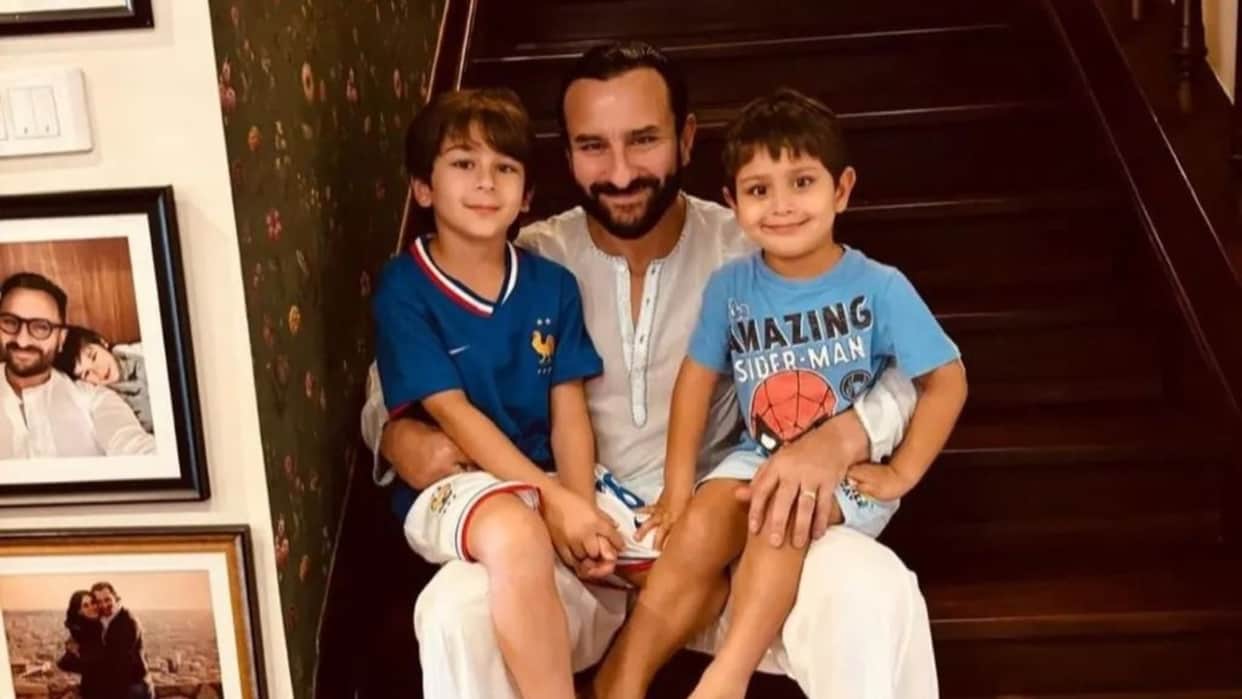 Saif Ali Khan Teaches Sons Taimur And Jeh That Theres One God With Different Names